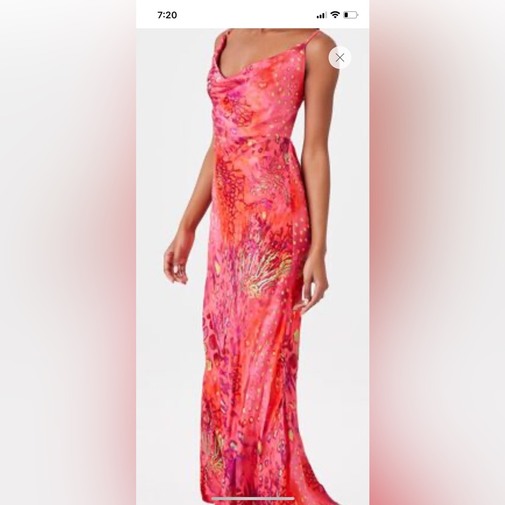 NWT forever 21 multi cover animal print slip maxi dress size small